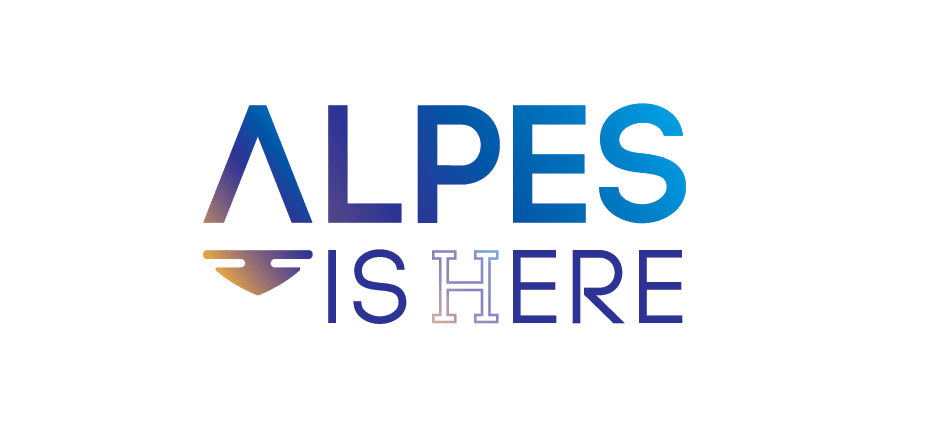 Logo Alpes Is here. Office de tourisme de l'Isère
