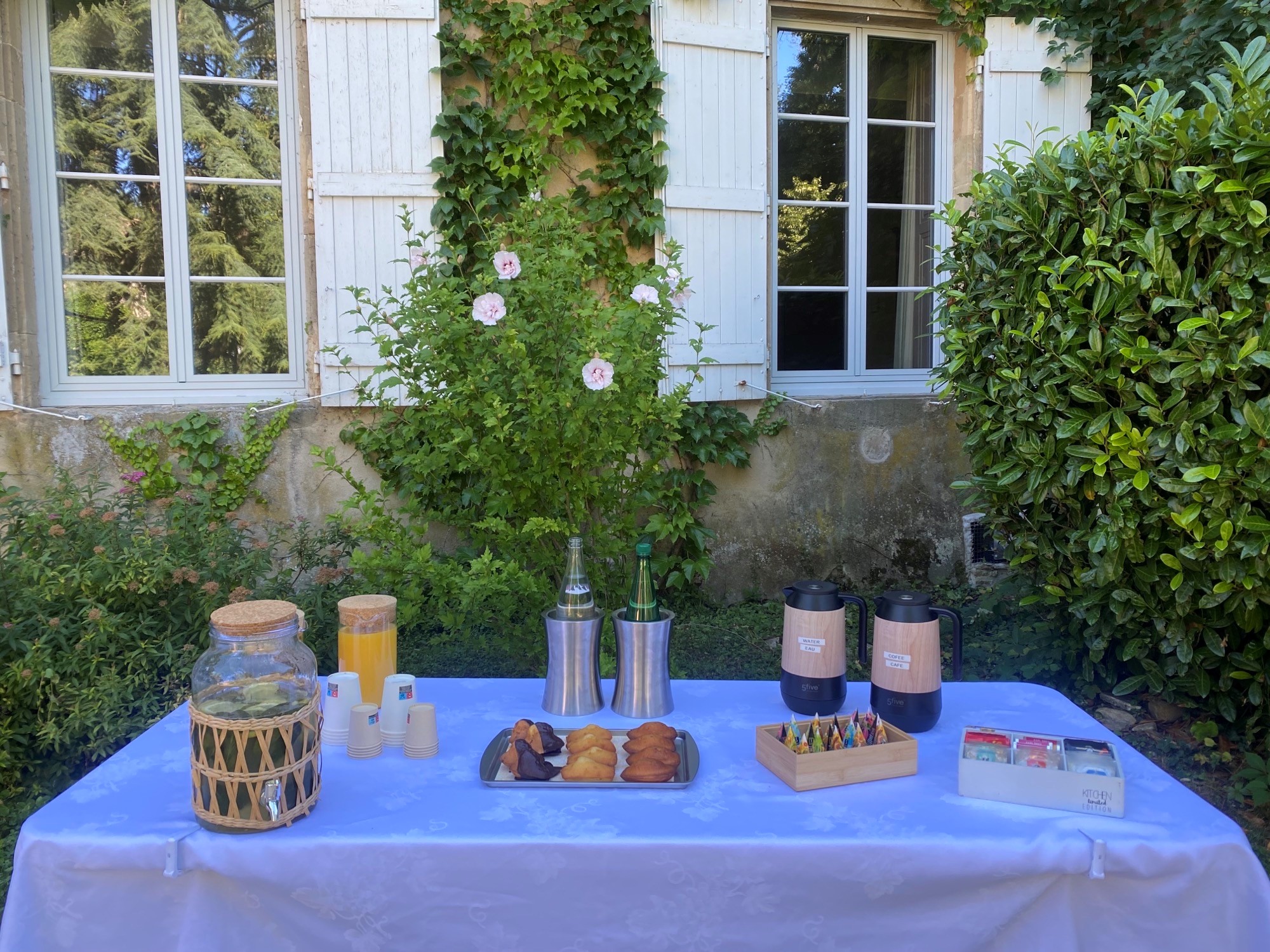 Pause séminaire dans le parc